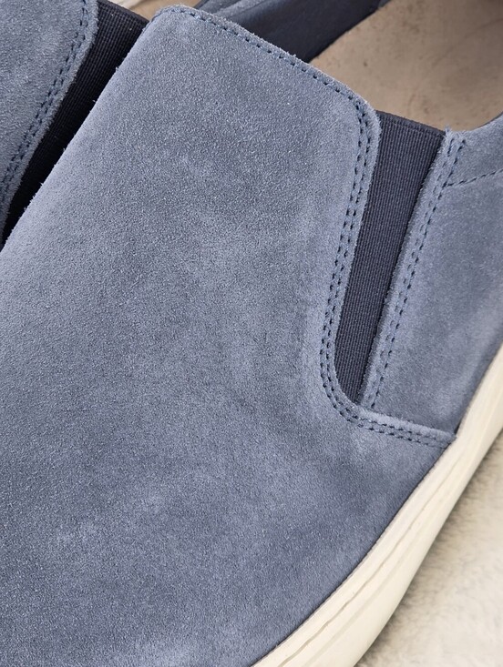 Birkenstock Oswego Elemental Blue Suede Slip On Sneakers EU 43 US 10 main image 9